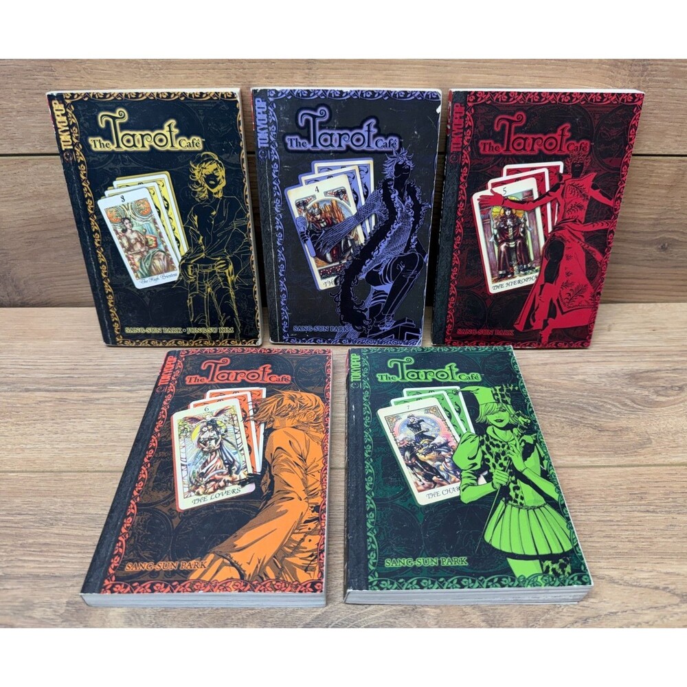 The Tarot Cafe Manga Volumes 3-7 English Paperback Books By Sang-Sun Park